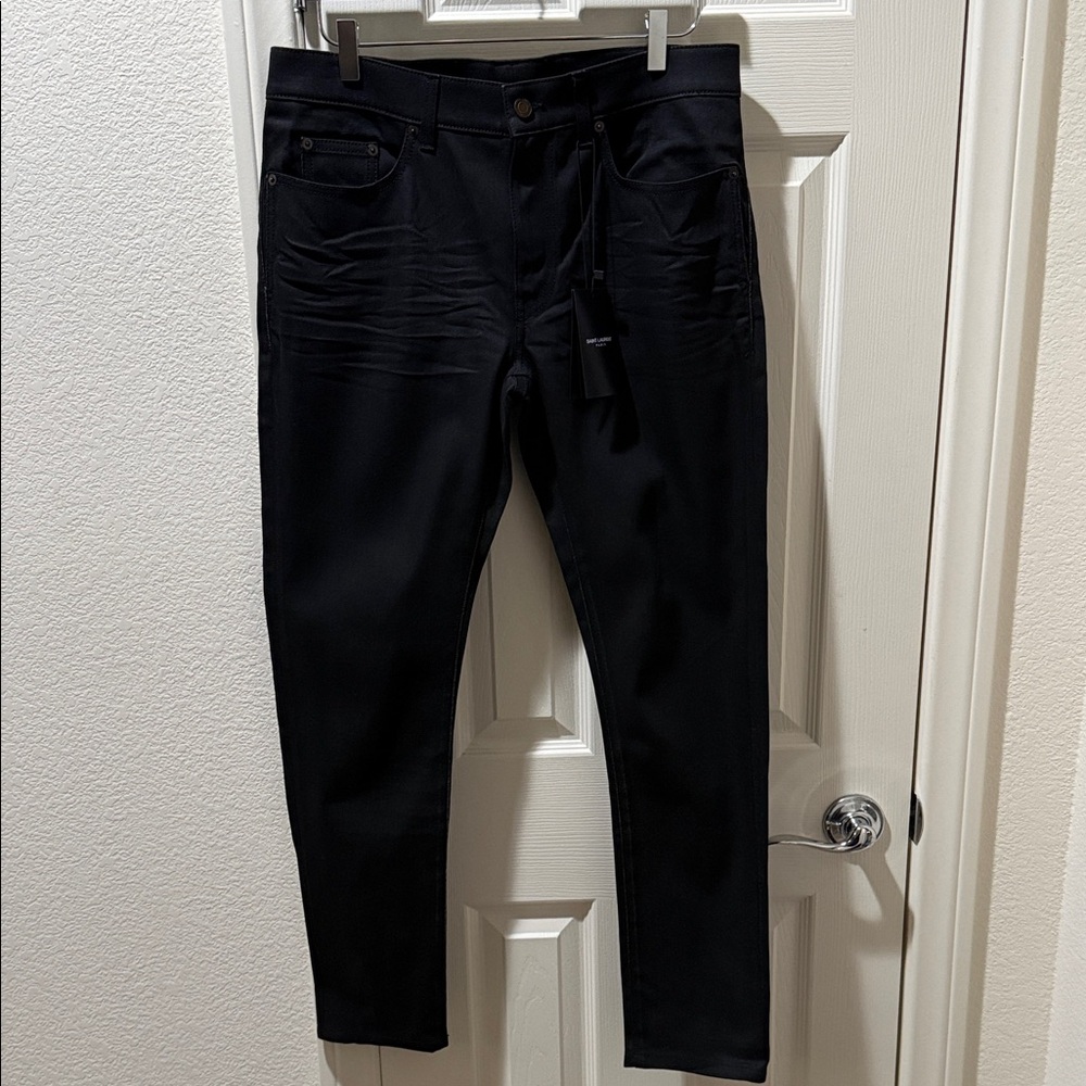 Saint Laurent Men's Black Jeans DO2 Size 33